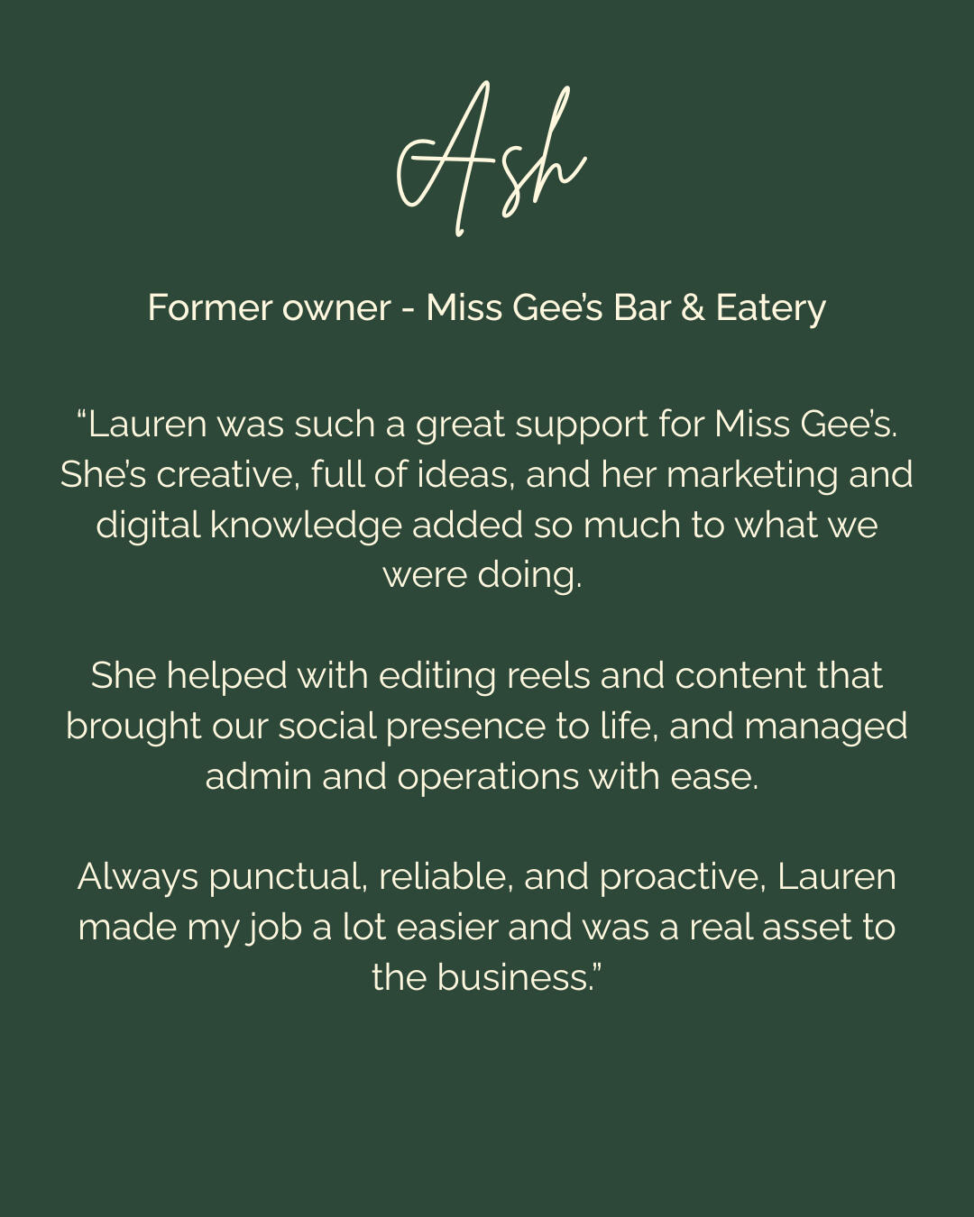 Miss Gee's Bar & Eatery Miss Gee's Bar & Eatery