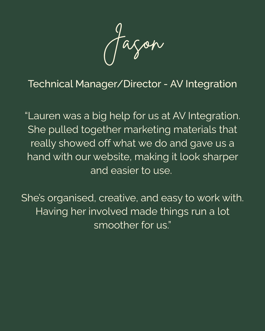 AV Integration AV Integration
